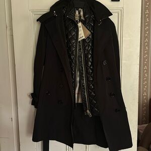 Burberry coat, size 6 US, never worn